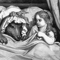 GustaveDore_She_was_astonished_to_see_how_her_grandmother_looked